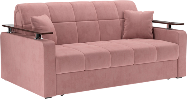 Изображение товара Диван Mebel-Ars Аккордеон Бакли НПБ 155x200 (велюр пудра НВ-178/18)