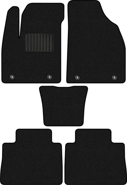 Изображение товара Комплект ковриков для авто Alicosta 2418_1_PR-6 для MG HS I SUV 2018-н.в. (ворс, черный)