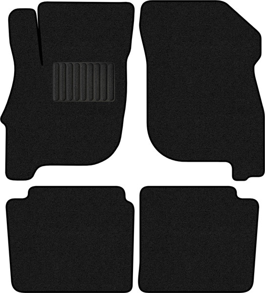 Изображение товара Комплект ковриков для авто Alicosta 0881_1_PR-6 для Mitsubishi Galant седан 2006-2012 (ворс, черный)