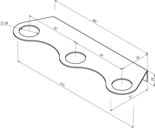 Изображение товара Держатель для дозатора Rexant 38-0702 (белый)