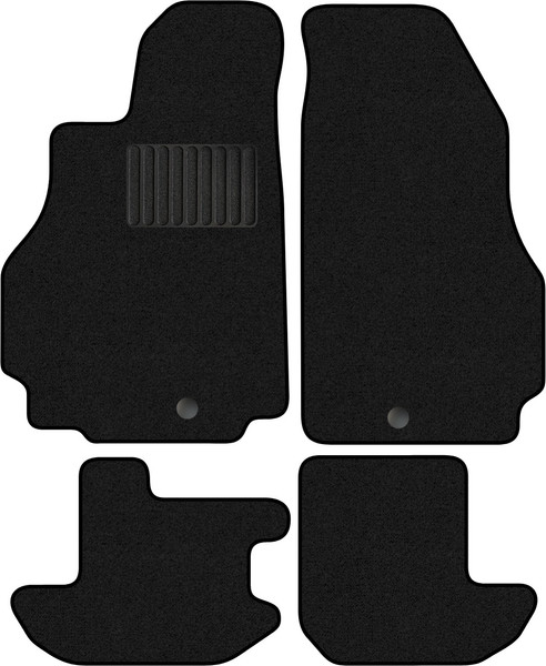 Изображение товара Комплект ковриков для авто Alicosta 2427_1_PR-6 для Nissan GT-R купе/R35 2010-н.в. (ворс, черный)