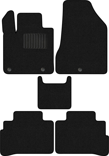 Изображение товара Комплект ковриков для авто Alicosta 0944_1_PR-6 для Nissan Murano III SUV/Z52 2016-н.в. (ворс, черный)