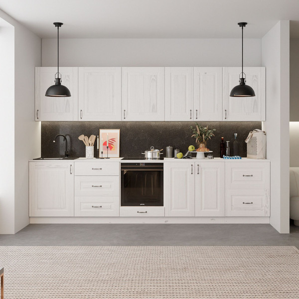 Изображение товара Шкаф-стол кухонный Dipriz Венесуэлла №3 2дв / Д.70118.2 (белый воск 1620)