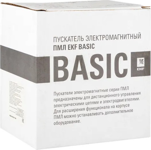 Изображение товара Пускатель магнитный EKF Basic ПМЛ-5160ДМ 95А 400В / pml-s-95-400-basic