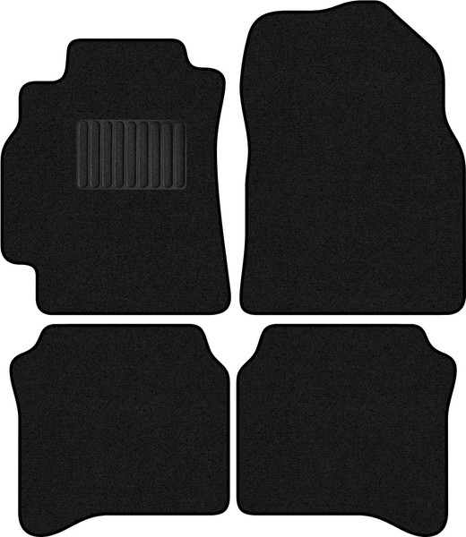 Изображение товара Комплект ковриков для авто Alicosta 0956_1_PR-6 для Nissan Primera III 2002-2008 (ворс, черный)