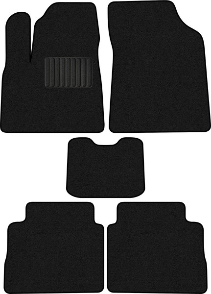 Изображение товара Комплект ковриков для авто Alicosta 2445_1_PR-6 для ORA 03 GT I хэтчбэк 2023-н.в. (ворс, черный)