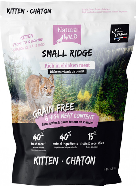 Изображение товара Сухой корм для кошек Natura Wild Kitten с курицей (2кг + АКЦИЯ Наполнитель Cat Step 6л)