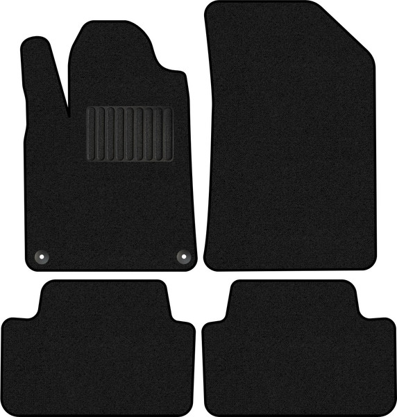 Изображение товара Комплект ковриков для авто Alicosta 1067_1_PR-6 для Peugeot 407 I седан/6D 2004-2010 (ворс, черный)