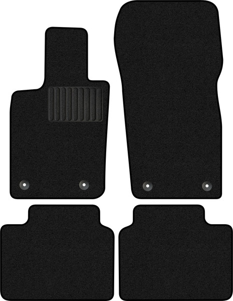Изображение товара Комплект ковриков для авто Alicosta 1814_1_PR-6 для Porsche Panamera II лифтбек/971 2016-н.в. (ворс, черный)