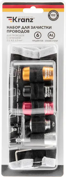 Изображение товара Универсальный набор инструментов Kranz KR-92-0460-1 (6пр)
