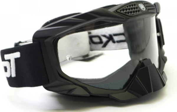 Изображение товара Мотоочки Rockot RM-337 (белый/черный/прозрачный)