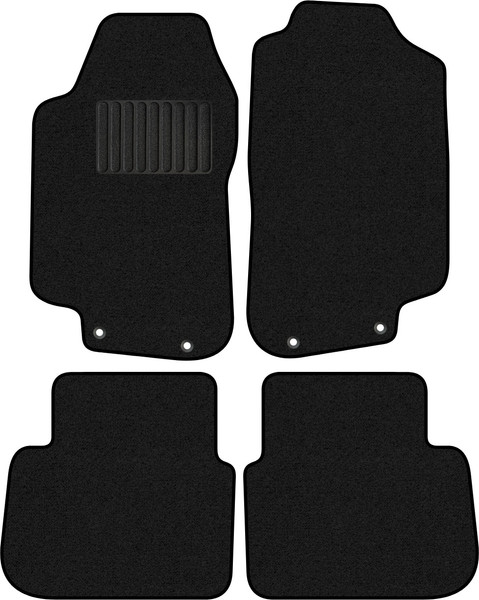 Изображение товара Комплект ковриков для авто Alicosta 1183_1_PR-6 для Saab 9.5 универсал/седан 2001-2009 (ворс, черный)