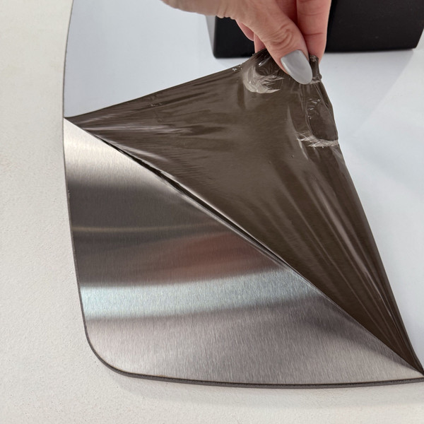 Изображение товара Обеденный стол Аврора Нотр Дам Moderne 140-180x850 (камень серый Greys Grey/черный матовый)