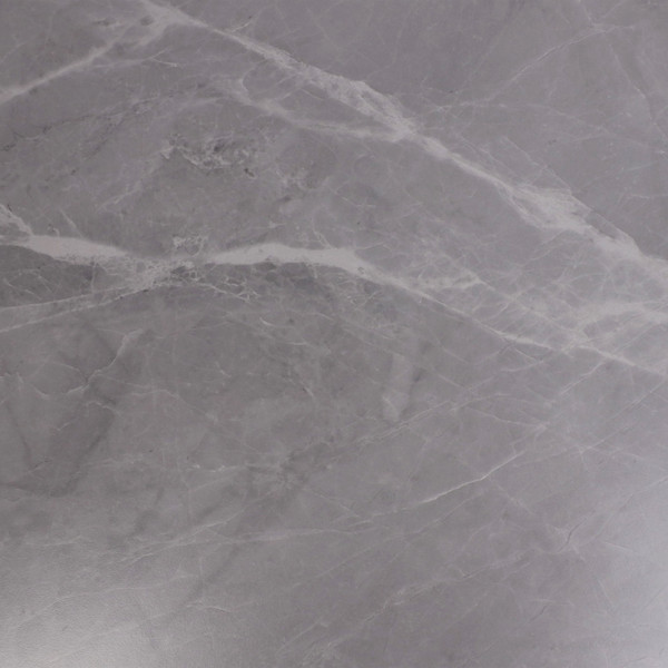 Изображение товара Обеденный стол Аврора Нотр Дам Moderne 140-180x850 (камень серый Greys Grey/черный матовый)