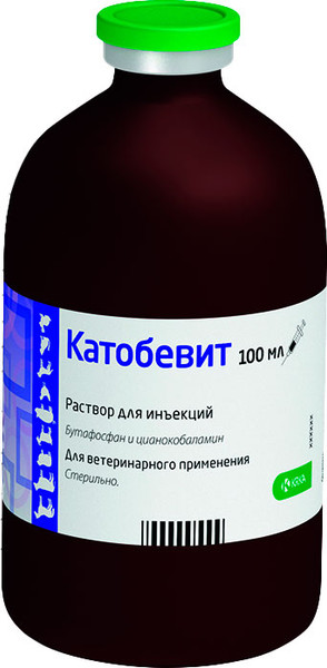 Изображение товара Раствор для стимуляции обмена веществ животных KRKA Катобевит (100мл)