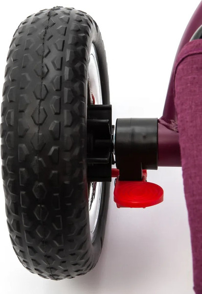 Изображение товара Трехколесный велосипед с ручкой ZigZag Classic 10/8 5588 / 33548 (бордовый, разобранный, в коробке)