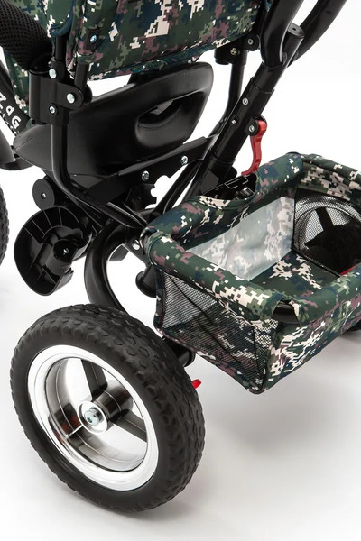 Изображение товара Трехколесный велосипед с ручкой ZigZag Classic 10/8 5588 / 33550 (камуфляж, разобранный, в коробке)