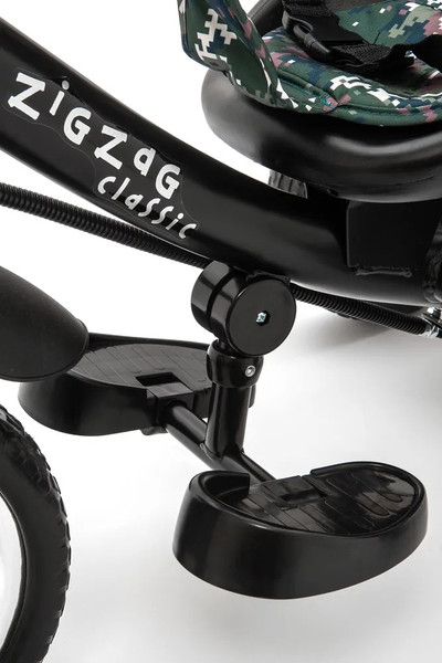 Изображение товара Трехколесный велосипед с ручкой ZigZag Classic 10/8 5588 / 33550 (камуфляж, разобранный, в коробке)