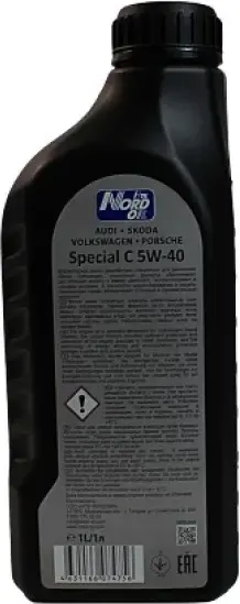Изображение товара Моторное масло Nord Oil Specific Line 5W40 Audi, Skoda, VW / NRSL034 (1л)