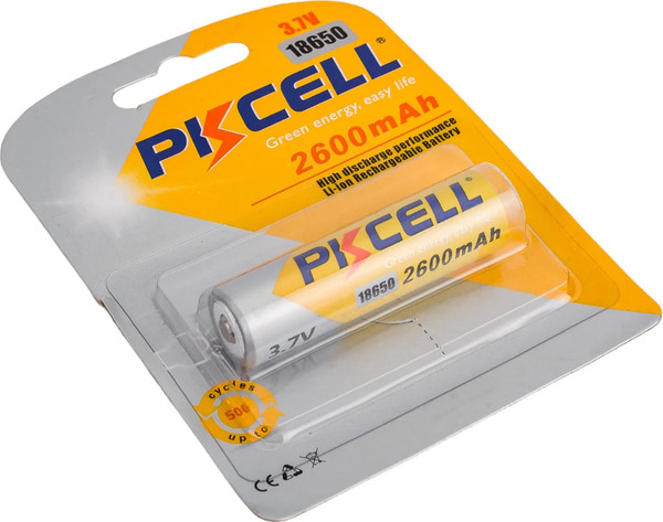 Изображение товара Аккумулятор Pkcell 18650 2600-1B
