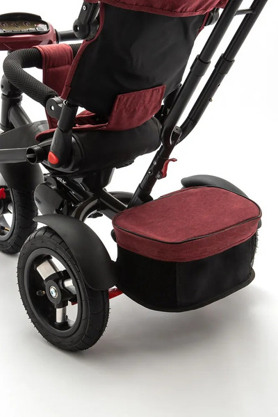Изображение товара Трехколесный велосипед с ручкой ZigZag Lux 12/10 5099 / 33552 (красный, разобранный, в коробке)