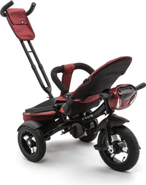 Изображение товара Трехколесный велосипед с ручкой ZigZag Lux 12/10 5099 / 33552 (красный, разобранный, в коробке)