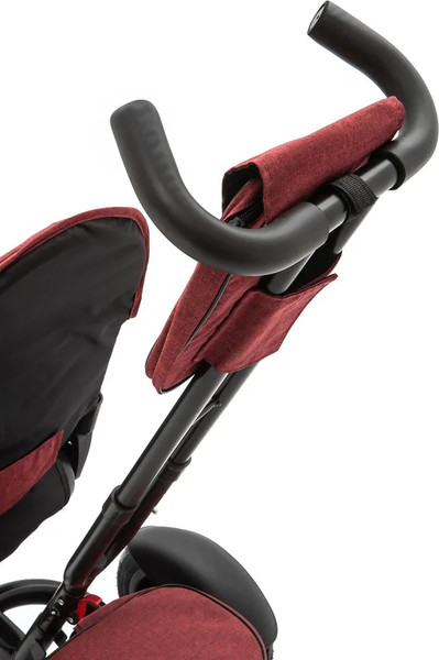 Изображение товара Трехколесный велосипед с ручкой ZigZag Lux 12/10 5099 / 33552 (красный, разобранный, в коробке)