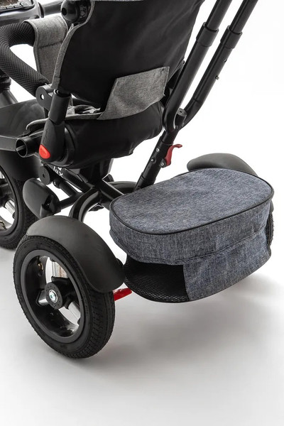 Изображение товара Трехколесный велосипед с ручкой ZigZag Lux 12/10 5099 / 33554 (серый)