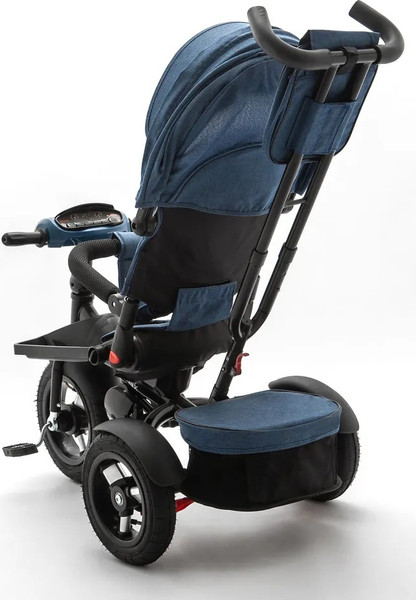 Изображение товара Трехколесный велосипед с ручкой ZigZag Lux 12/10 5099 / 33553 (синий, разобранный, в коробке)
