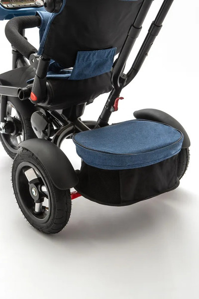 Изображение товара Трехколесный велосипед с ручкой ZigZag Lux 12/10 5099 / 33553 (синий, разобранный, в коробке)