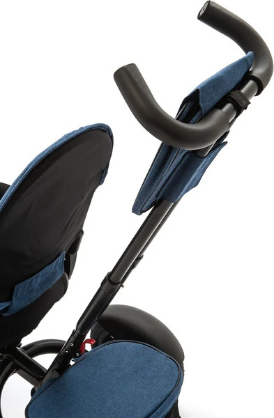 Изображение товара Трехколесный велосипед с ручкой ZigZag Lux 12/10 5099 / 33553 (синий, разобранный, в коробке)
