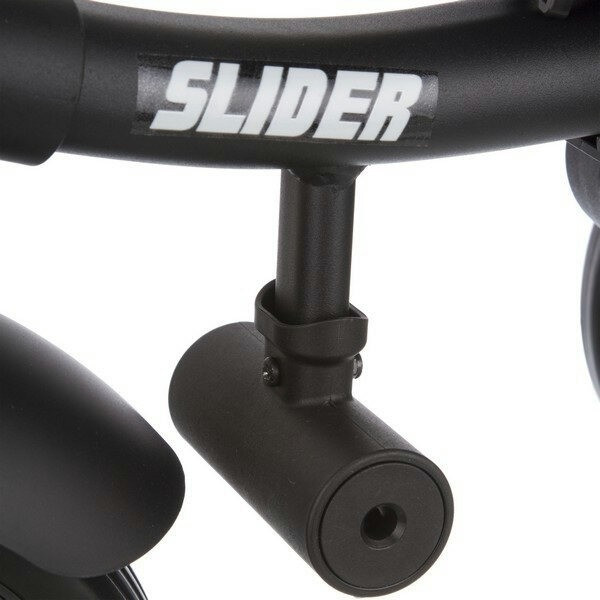 Изображение товара Трехколесный велосипед с ручкой Slider HM-618BK (черный, разобранный, в коробке)