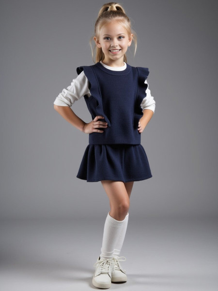 Изображение товара Жилет детский Amarobaby Pure Love School Elite / AB-OD25-PLSEL1001/20-128 (р.128, синий)