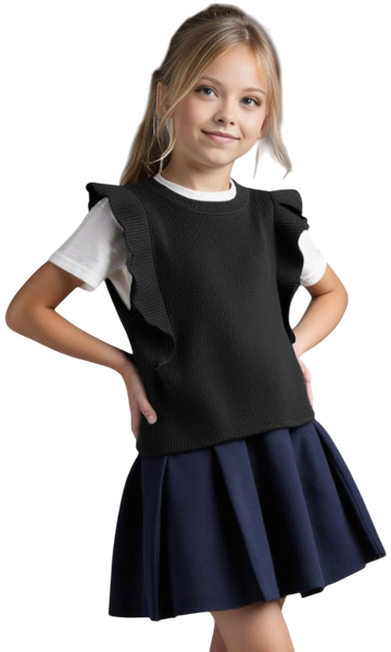 Изображение товара Жилет детский Amarobaby Pure Love School Elite / AB-OD25-PLSEL1001/09-146 (р.146, черный)