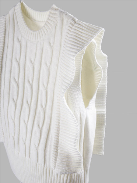 Изображение товара Жилет детский Amarobaby Pure Love School Vogue / AB-OD25-PLSVG1001/33-122 (р.122, молочный)