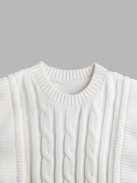 Изображение товара Жилет детский Amarobaby Pure Love School Vogue / AB-OD25-PLSVG1001/33-134 (р134, молочный)