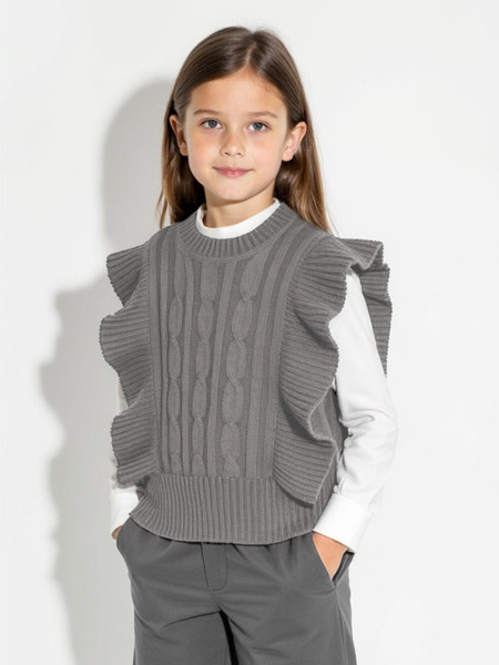 Изображение товара Жилет детский Amarobaby Pure Love School Vogue / AB-OD25-PLSVG1001/11-140 (р.140, серый)