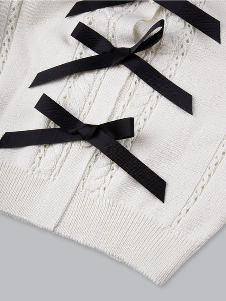 Изображение товара Кофта детская Amarobaby Pure Love School Lady / AB-OD25-PLSL1901/00-140 (р.140, белый)