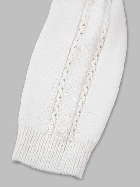 Изображение товара Кофта детская Amarobaby Pure Love School Lady / AB-OD25-PLSL1901/00-140 (р.140, белый)