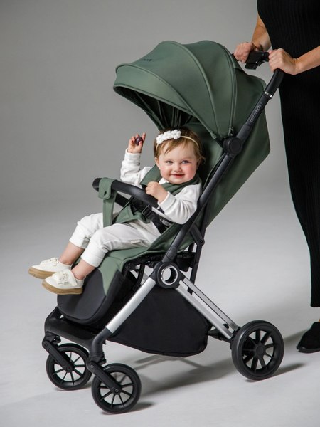 Изображение товара Детская прогулочная коляска Amarobaby Handy / AB25-10HANDY/1130 (серый/серебряный)