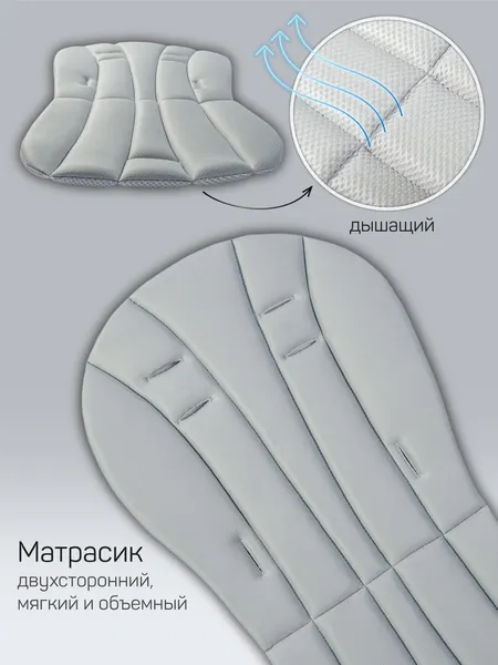 Изображение товара Стульчик для кормления Amarobaby Gourmet / AB25-23GOU/11 (серый)