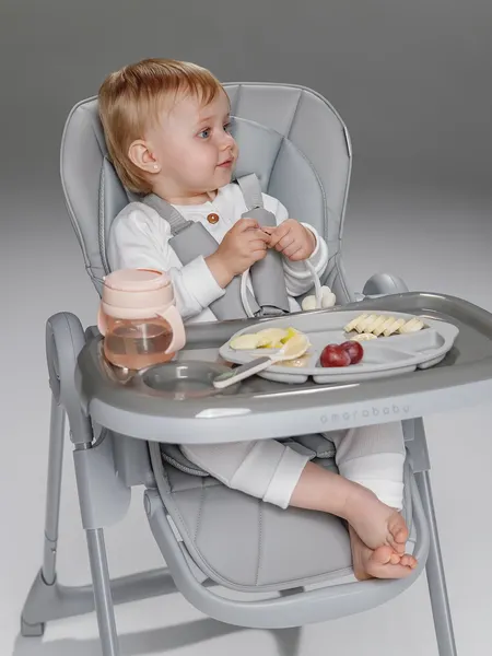 Изображение товара Стульчик для кормления Amarobaby Gourmet / AB25-23GOU/11 (серый)
