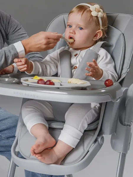Изображение товара Стульчик для кормления Amarobaby Gourmet / AB25-23GOU/11 (серый)