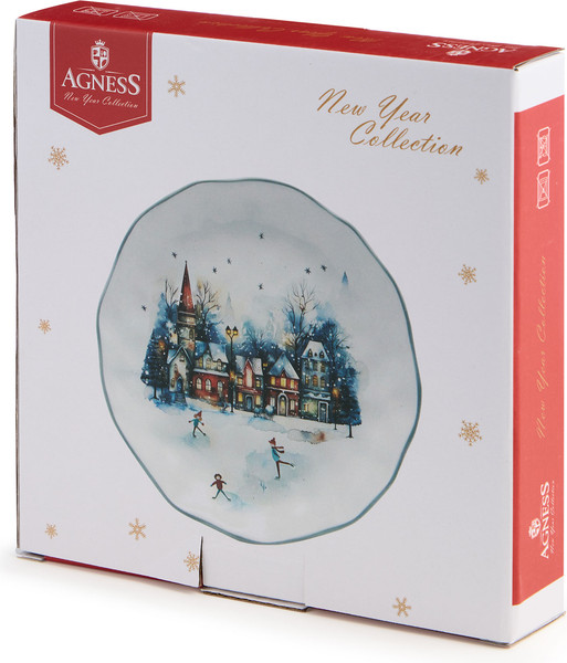Изображение товара Тарелка закусочная (десертная) Agness 358-2336