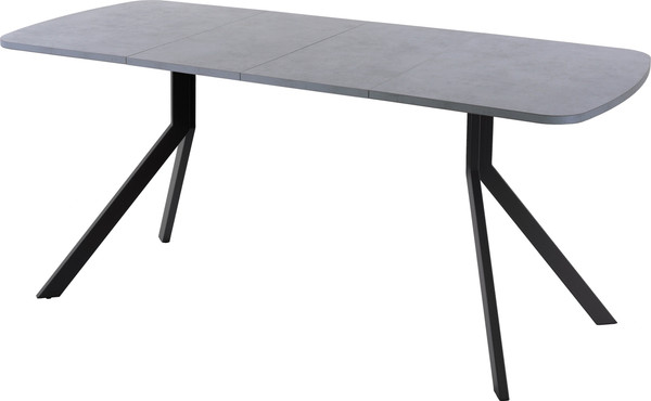 Изображение товара Обеденный стол AMC Elite Е18(1200) D2 (черный/бетон чикаго светло-серый)