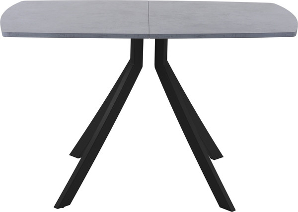 Изображение товара Обеденный стол AMC Elite Е18(1200) D2 (черный/бетон чикаго светло-серый)