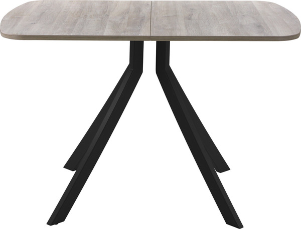 Изображение товара Обеденный стол AMC Elite Е18(1200) D2 (черный/дуб уайт-ривер песочно-бежевый)