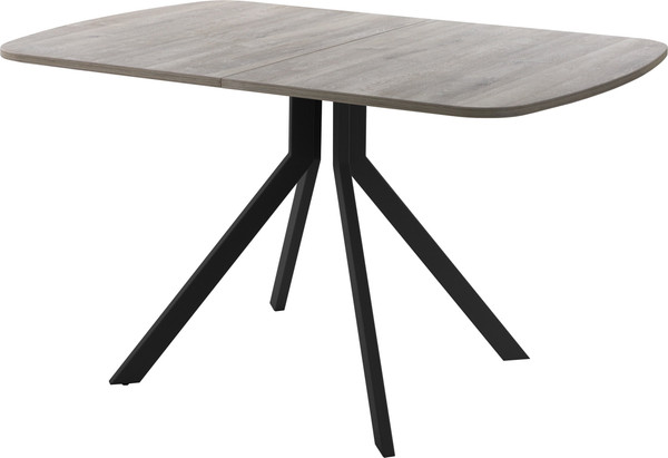 Изображение товара Обеденный стол AMC Elite Е18(1200) D2 (черный/дуб уайт-ривер песочно-бежевый)