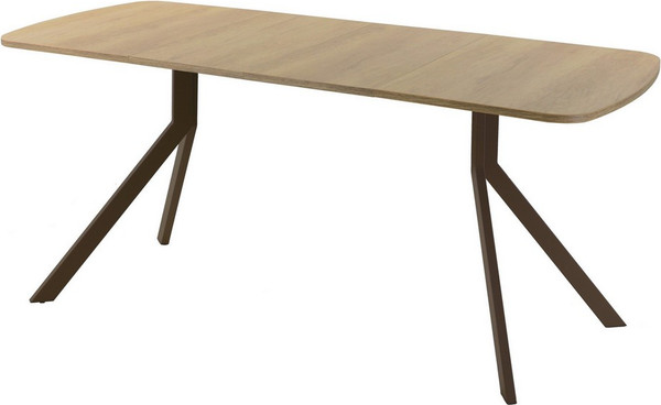 Изображение товара Обеденный стол AMC Elite Е18(1200) D2 (коричневый/дуб небраска натур)