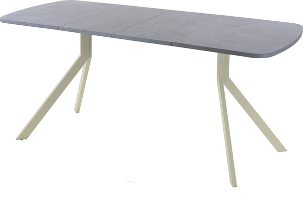 Изображение товара Обеденный стол AMC Elite Е18(1200) D2 (бежевый/бетон чикаго светло-серый)